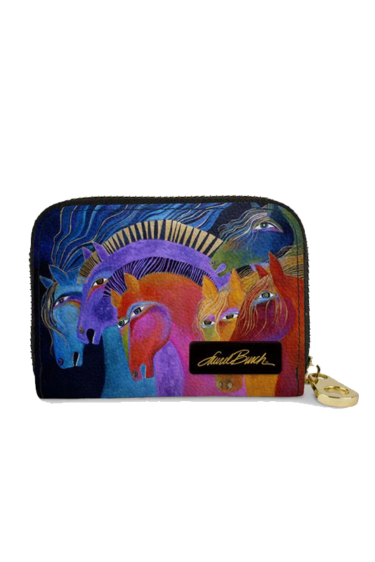 Laurel Birch 'Wild Horses' Zippered Wallet