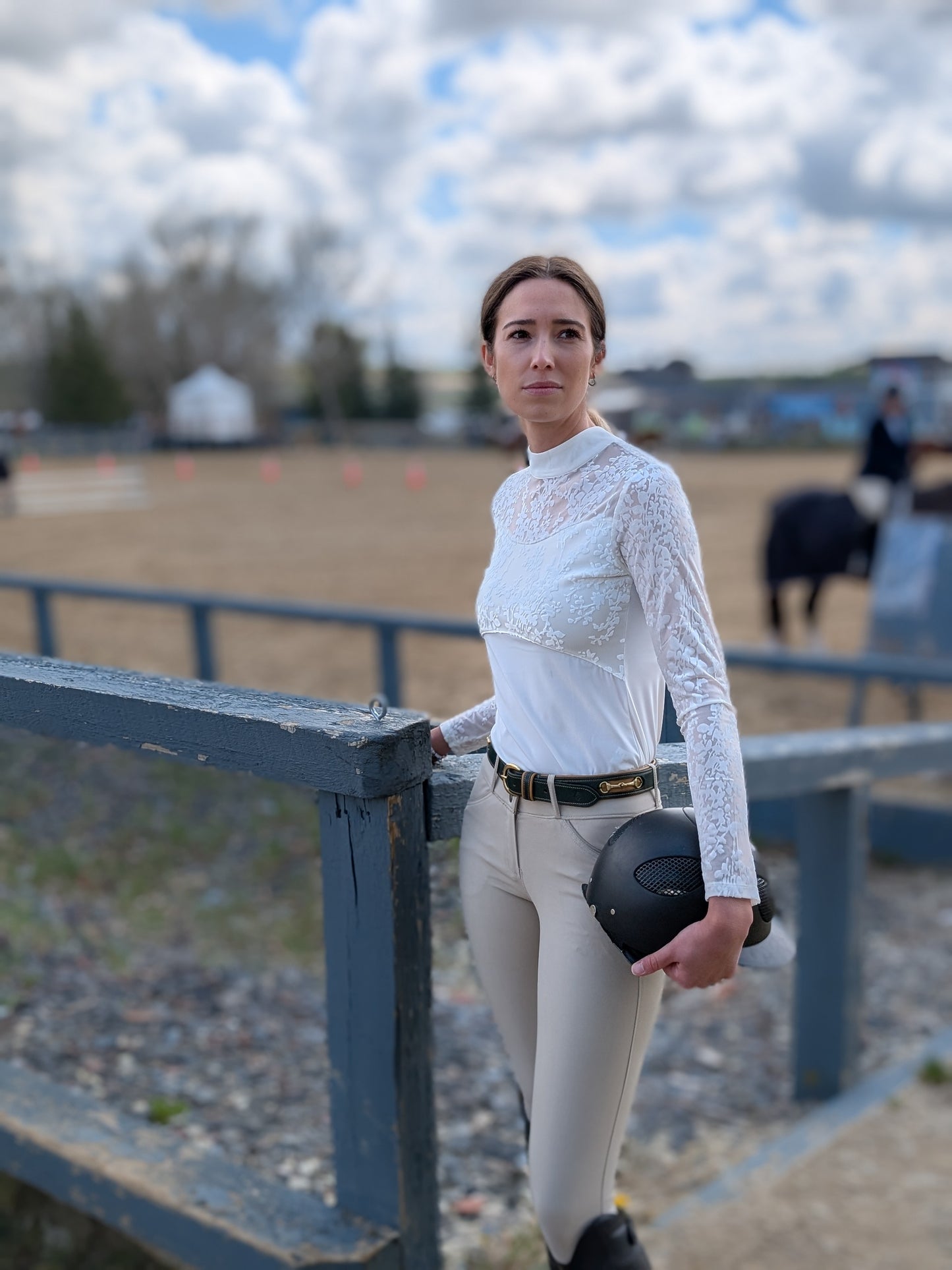 'Velvet' Long Sleeve Women's Riding Top