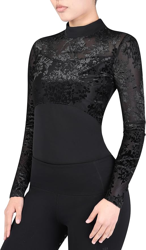 'Velvet' Long Sleeve Women's Riding Top