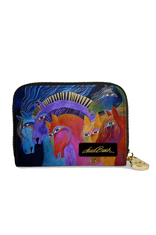 Laurel Birch 'Wild Horses' Zippered Wallet